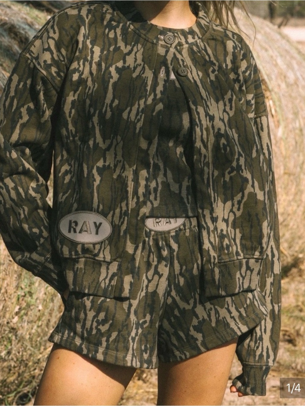 DISO DO NOT BUY Ray mossy oak cardigan xl/xxl